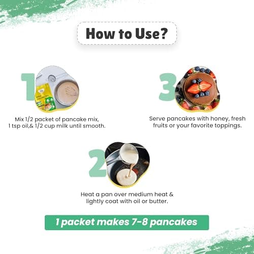 Little Joys Millet Pancake Mix | 8g Protein | Zero Refined Sugar | Chocolate Flavour | With Oats, Ragi, Jowar & Millets | No Maida, No Preservatives 150g