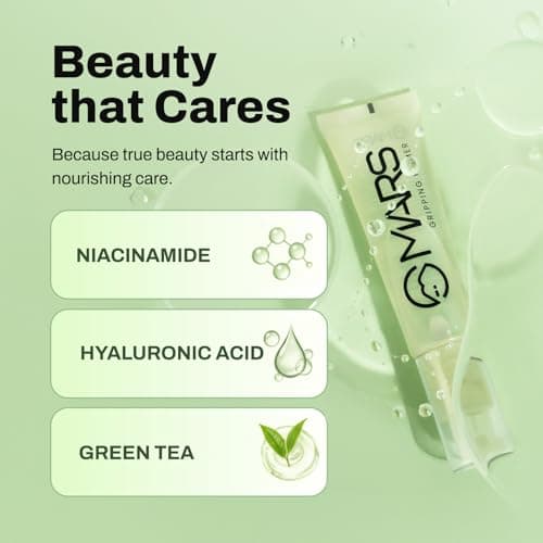 MARS Glow O' Clock Gel Primer for Face Makeup | Enriched with Green Tea Extracts | Dewy Primer | Long Lasting | Power Grip | Ideal for Dry Skin (30ml)