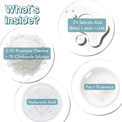 WishCare Hydrating Anti Dandruff Shampoo | 100% Dandruff Reduction | Removes Flakes & Hydrates Scalp | Proven Clinically | Piroctone Olamine, Salicylic Acid, AHA & BHA | Paraben & Sulphate Free | For Women And Men | 250ml