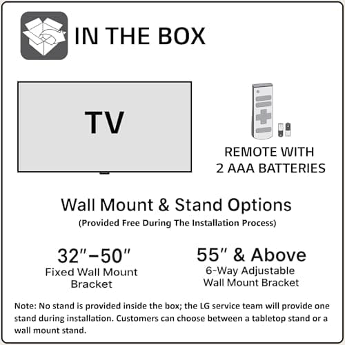 LG 32in LR570 AI Series HD Ready webOS LED TV 32LR570B6LA