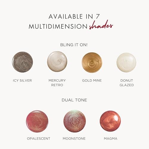 HYUE Chrome Glazed Nail Paint - 7 shades | Moonstone | 8 ml | Dual-toned | Long-lasting Shine | Color-Shifting Pigments | One Stroke Coverage | Gel Finish | Salon-like Nails | No UV Damage