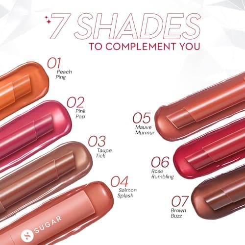 SUGAR Cosmetics Glide Peptide Plumping Gloss Stick with Collagen & Ceramides | Instantly Pumps | 2.7g - 03 Taupe Tick