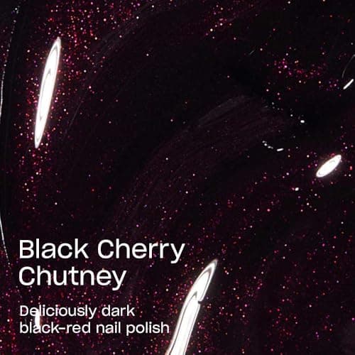 O.P.I Nail Lacquer, Glossy Finish, Black Cherry Chutney, 15Ml