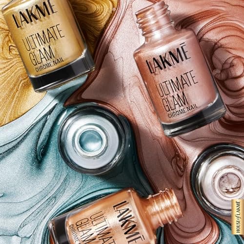 Lakme Chrome Nail Paint, Turquiose 6ml