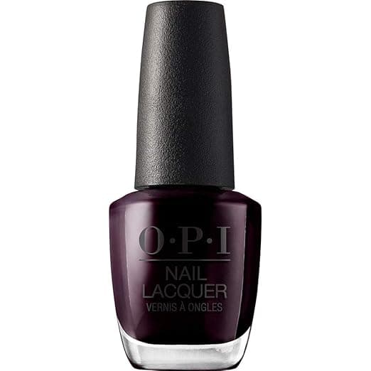 O.P.I Nail Lacquer, Glossy Finish, Black Cherry Chutney, 15Ml