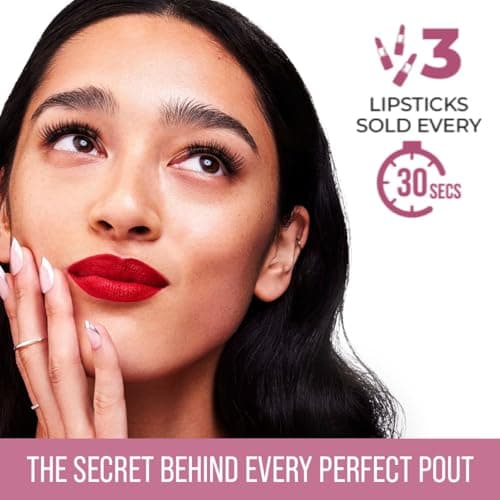 INSIGHT 24 Hrs Non-Transfer Matte Lipstick | Lightweight, Highly Pigmented, Long Wear | Kiss Proof & Smudge Proof | With Vitamin E & Jojoba Oil | Vegan, Toxin Free | Shade - 24 Instagram (3g)