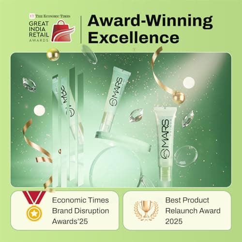 MARS Glow O' Clock Gel Primer for Face Makeup | Enriched with Green Tea Extracts | Dewy Primer | Long Lasting | Power Grip | Ideal for Dry Skin (30ml)