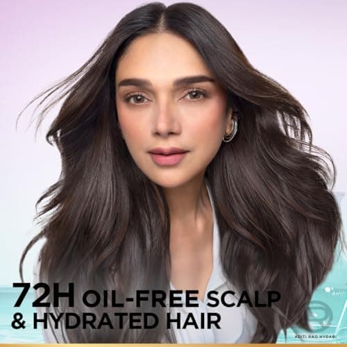 L'OREAL PARIS Unscented Hyaluron Pure 72H Rehydrating Conditioner for All Hair Types For Smooth Tangle-Free Hair, 340 Millilitres