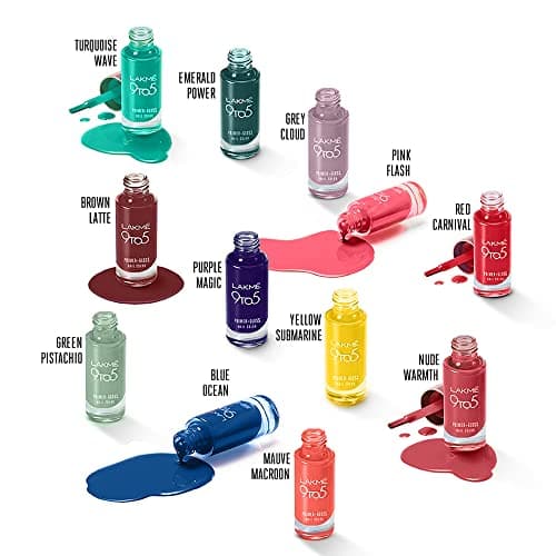 LAKMÉ 9 To 5 Overtime Shine Nail Color, 6Ml, Glossy Finish