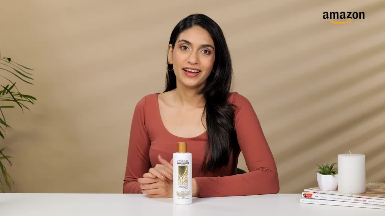 L'Oréal Professionnel Xtenso Care Sulfate-free* Shampoo | For all hair types | Gently cleanses, controls frizz and adds shine | With Keratin Repair and Asta-Care *without sulfate surfactants
