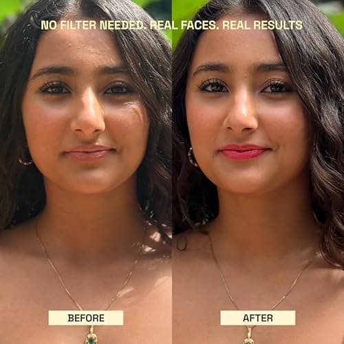 Sammmm LOVE Moisturizing Lip Tint Oil(10g) | pH Reactive Lip Oils with Natural, Glossy Pink Finish | Long-Lasting And Non-Sticky Liptint Infused with Olive Oil & Vitamin E | Formulated for Young Skin