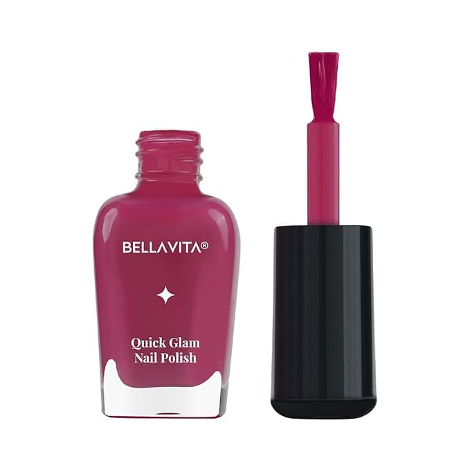 BELLAVITA Nail Polish | Vibrant Color Lustrous Shine Long Lasting | Chip Free Fast Dry Formula | Smooth Application | Blush | Nail Paints for Women | 10 ML