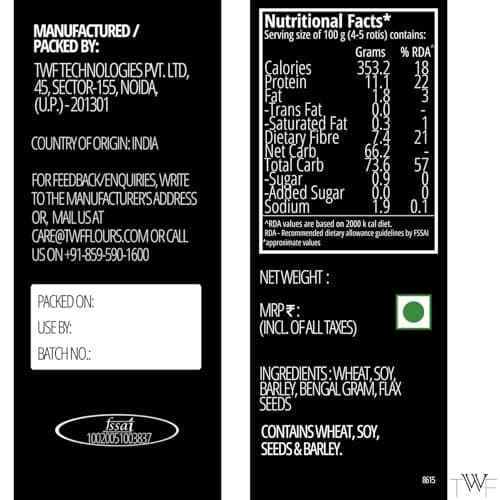 TWF Flour | Series C 8615 | 10kg | T65 Bread Flour | Unbleached Strong Bread Flour