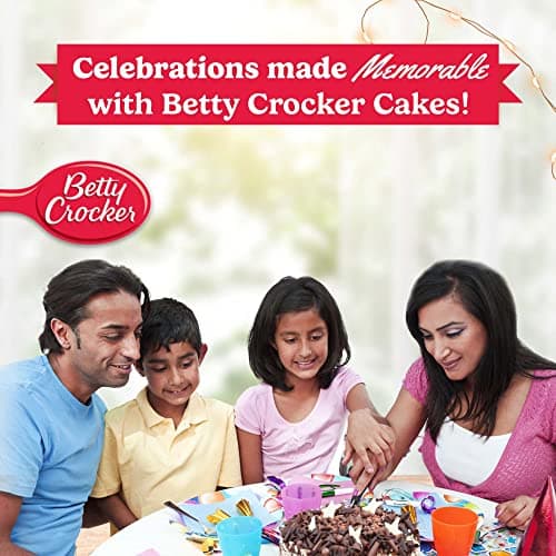 Betty Crocker Triple Chocolate Brownie Instant Cake Mix Powder| Cake Mix for Kids| No-Preservatives|425g