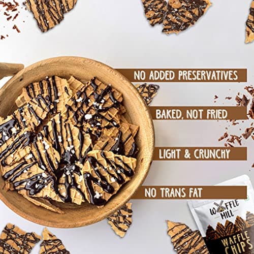 Waffle Mill - Chips - Combo Pack - Milk Chocolate Dark Choco Drizzle + Milk Choco Drizzle - Pack Of 2-170Gm