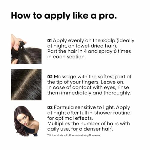 L’Oréal Professionnel Serioxyl Advanced Hair Growth Serum for scalp | Powered by Stemoxydine 5% + Resveratrol | Stimulates dormant hair roots and thickens hair fibre | Hairgrowth serum for men and women