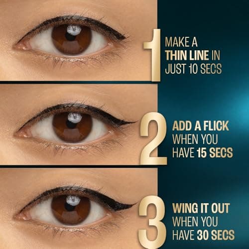 LAKME 9to5 Eyeconic Waterproof Liquid Eyeliner, Intense Black, 4.5 ml, for Precise Eye Definition, with Quick-Dry Formula, Smudgeproof and Waterproof