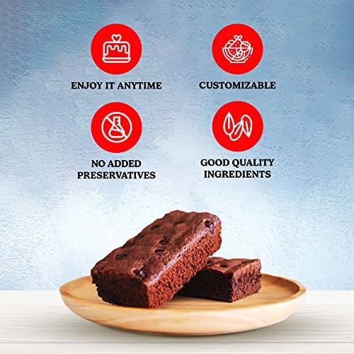 Betty Crocker Triple Chocolate Brownie Instant Cake Mix Powder| Cake Mix for Kids| No-Preservatives|425g