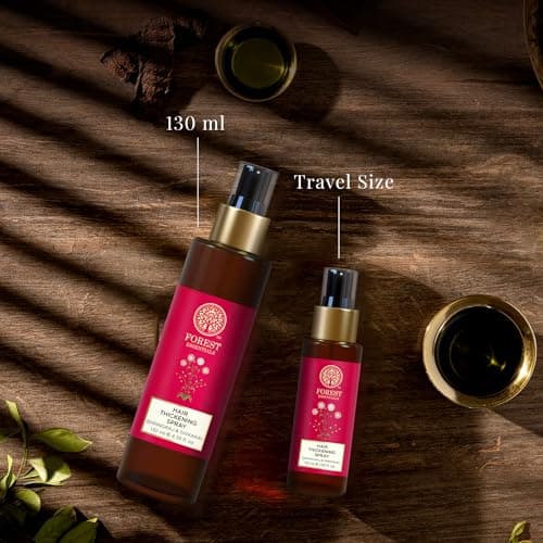 Forest Essentials Hair Thickening Spray Bhringraj & Shikakai | Volumizing Spray for Thicker, Fuller | With Vitamin B5 & Keratin | Help to boost growth