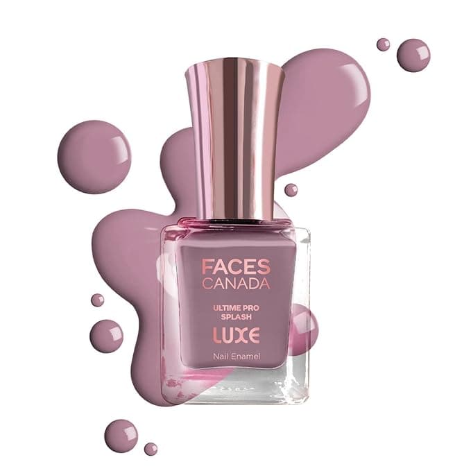 FACESCANADA Ultime Pro Splash Luxe Nail Enamel - Heliotrope (L13), 12ml | Glossy Finish | Quick Drying | Long Lasting | High Shine | Chip Defiant | Even-Finish | Vegan | Non-Toxic | Ethanol-Free