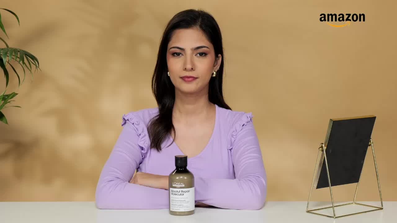 L'Oréal Professionnel Absolut Repair Molecular Sulfate-Free Deep Repairing Shampoo for Damaged Hair