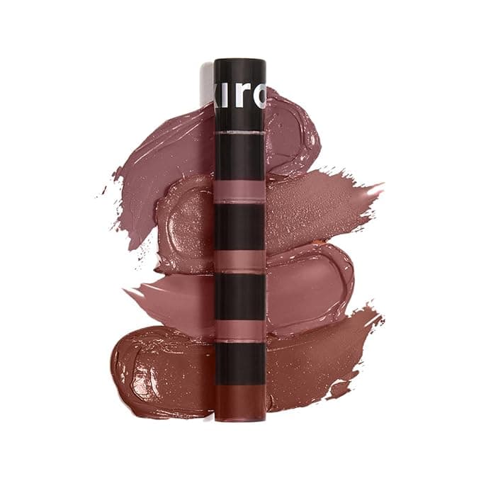 Kiro Four Play Non-Stop Airy Matte Liquid Lip Stack – Apex Brown, 6ml | 4 Brown Lipstick Shades | Long-lasting, Transfer-proof, Hydrating, Lightweight | Infused with Avocado & Apricot Oils
