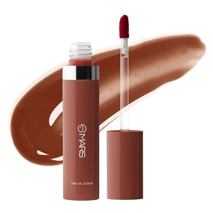 MARS Drip Lip Mist for Women (4.5 ml) (06-Cocoa Drip) | Dual Function | Buildable Color | Glossy Finish | Long-Lasting | Hydration | Light-Weight Formula | Non-Patchy Reapplication