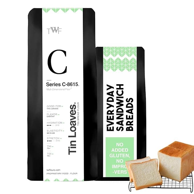 TWF Flour | Series C 8615 | 10kg | T65 Bread Flour | Unbleached Strong Bread Flour