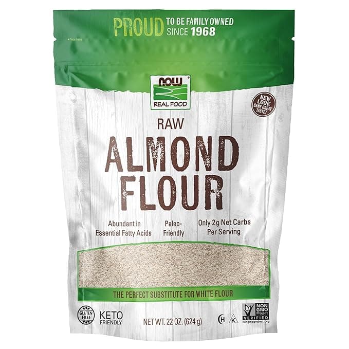Now Foods Raw Almond Flour, 22 oz - Pack of 2