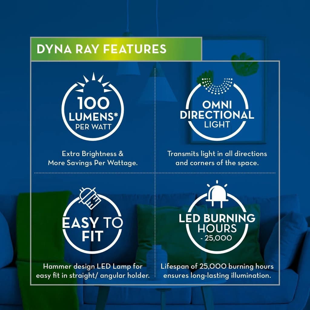 Crompton 50 W Basic Standard B22 LED Bulb