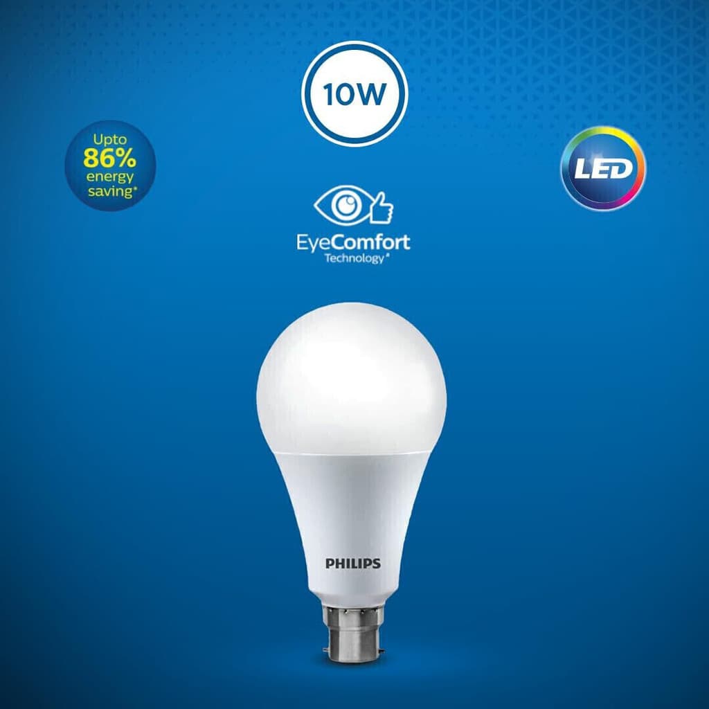PHILIPS 10 W Basic Standard B22 LED Bulb