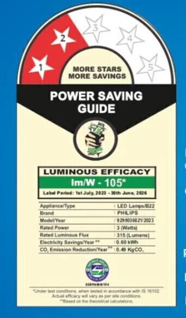 PHILIPS 30 W Basic Round B22 LED Bulb