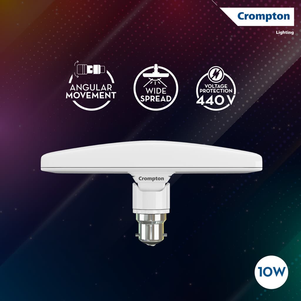 Crompton 10 W Basic T-Bulb B22 LED Bulb
