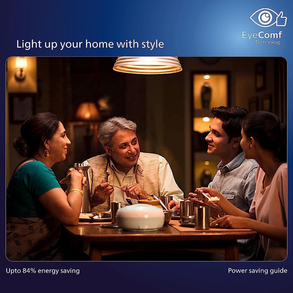 PHILIPS 40 W Basic Round B22 LED Bulb