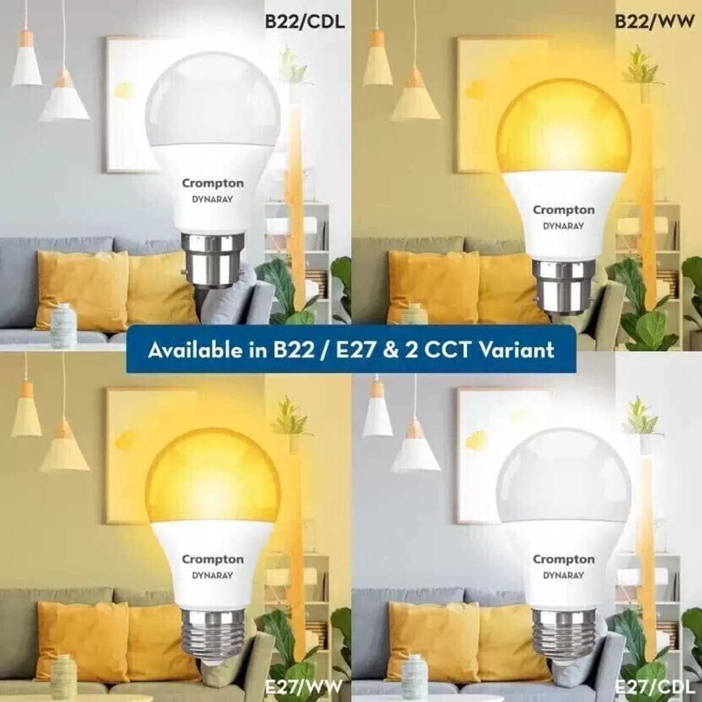 Crompton 12 W Basic Standard B22 LED Bulb