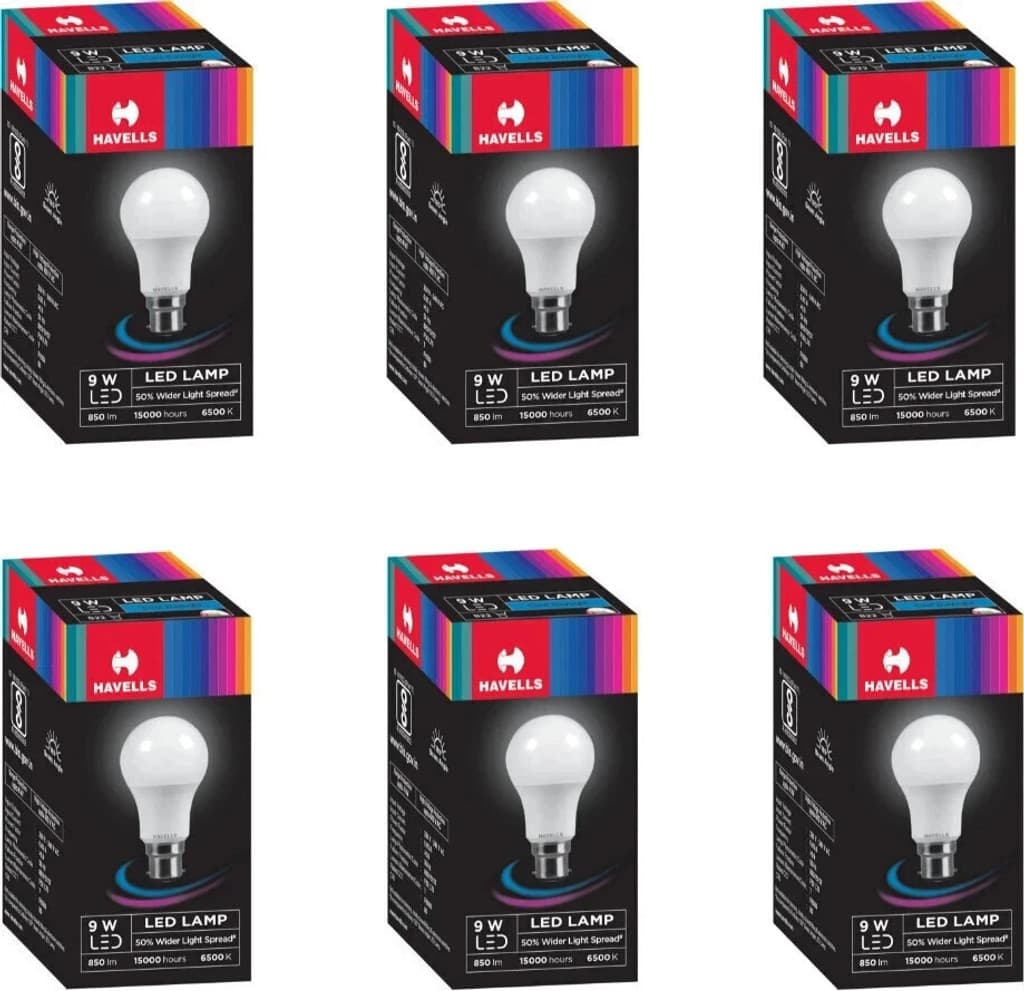 HAVELLS 9 W Basic Standard B22 LED Bulb