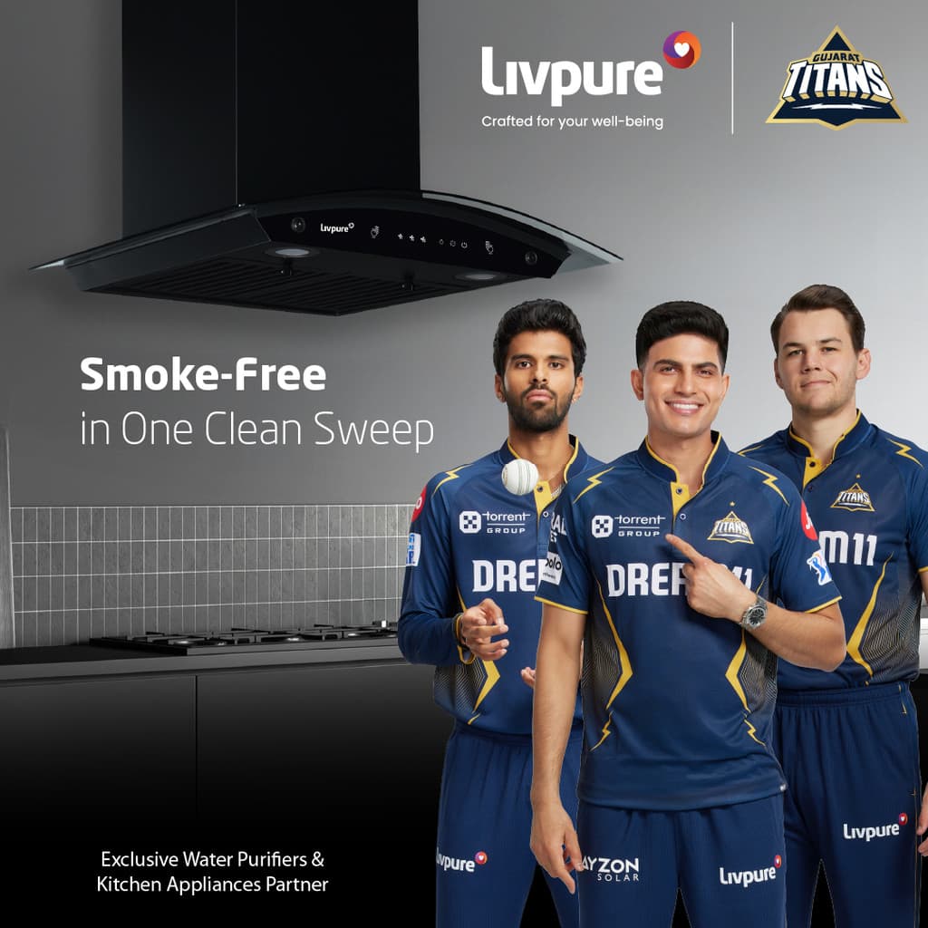 LIVPURE Elega-60 Auto Clean Curved Glass 60 cm| 6 Years Motor Warranty|Heat Autoclean| Gesture Control| Baffle Filter|Powerful Suction | Low Noise Wall Mounted Black 1300 CMH Chimney