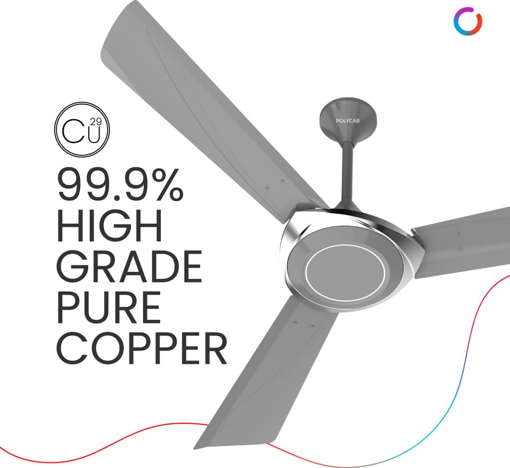 Polycab Superb Neo with 2 Year Warranty Ultra High Speed 1200 mm Ceiling Fan