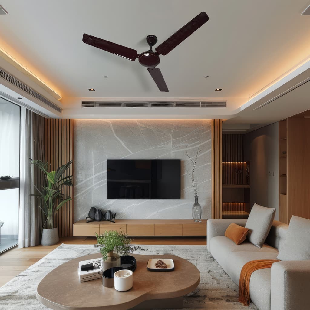 BAJAJ Crest Turbo 1200mm Brown CF with 1 Year Warranty Ultra High Speed 1200 mm Ceiling Fan