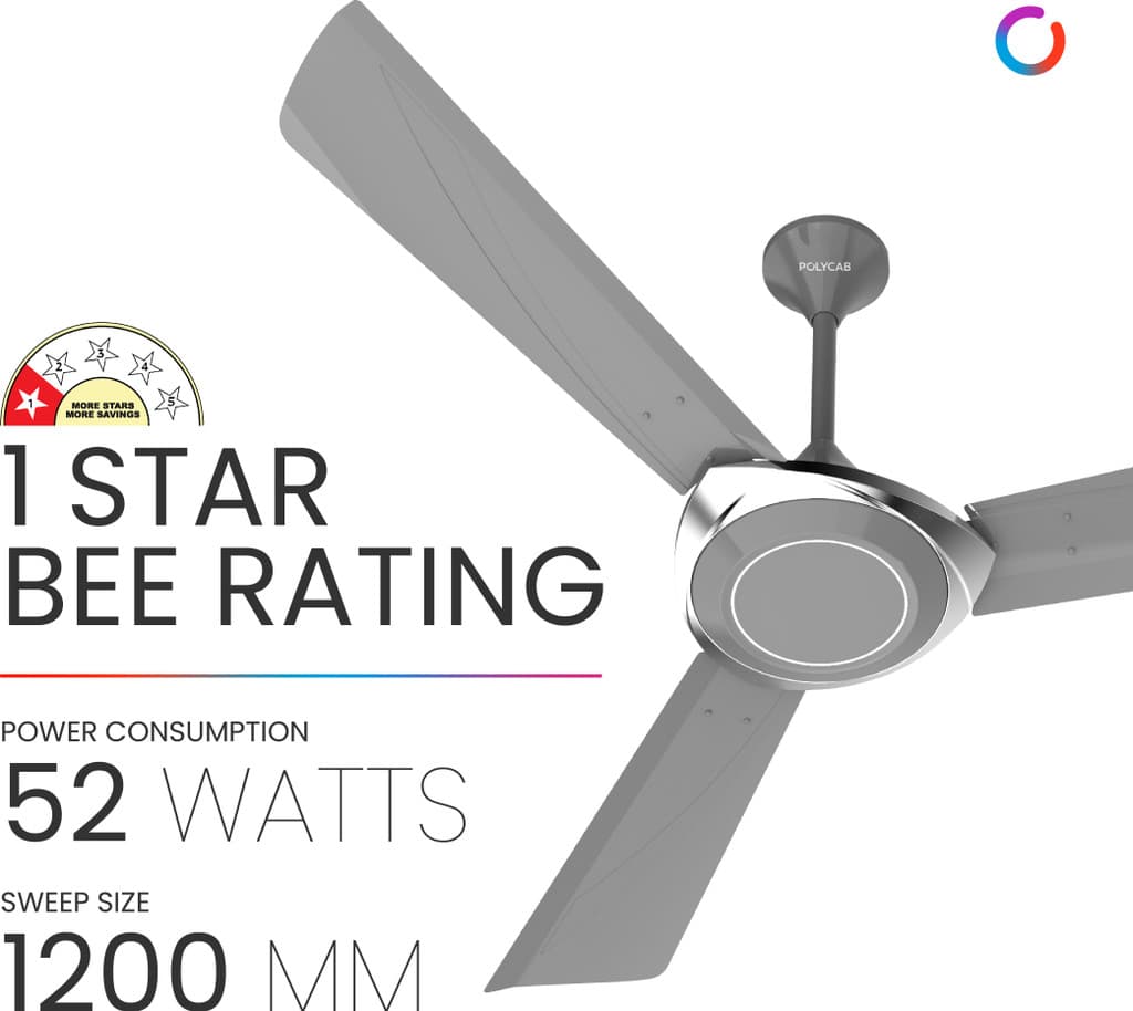 Polycab Superb Neo with 2 Year Warranty Ultra High Speed 1200 mm Ceiling Fan
