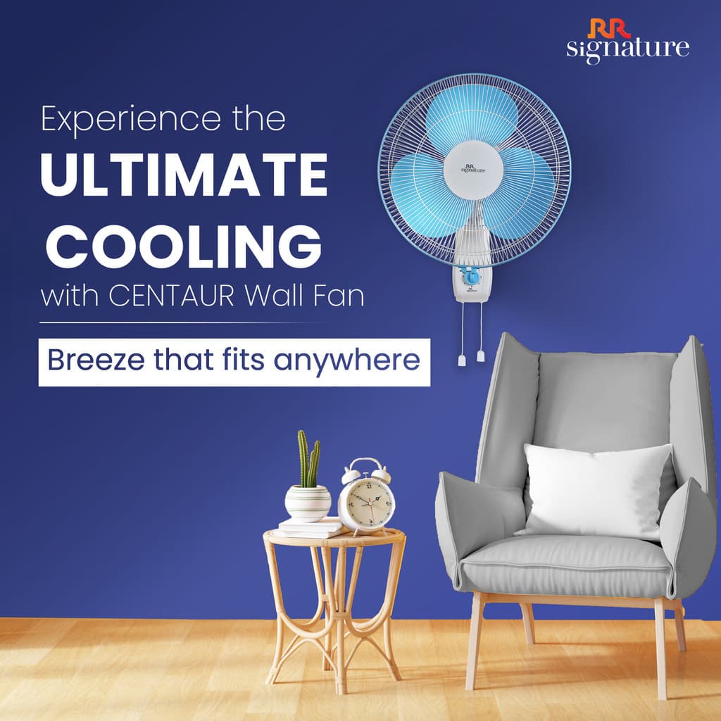 RR Centaur with 2 Year Warranty 400 mm Wall Fan
