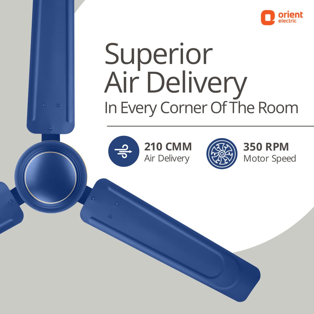 Orient Electric Ujala Air BEE Star Rated with 2 Year Warranty 1200 mm Ceiling Fan