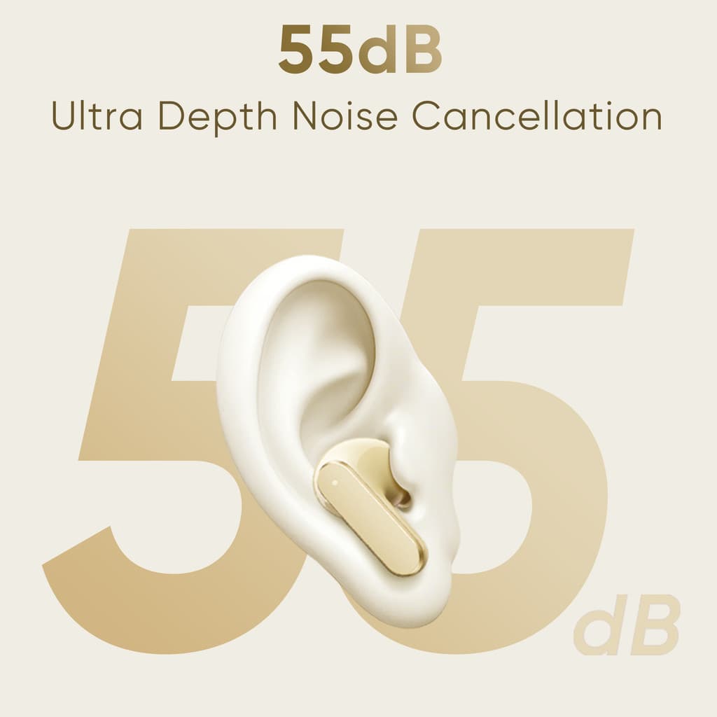 realme Buds Air8 with 55dB ANC,11+6mm Dual Drivers,AI Translator,58Hrs battery & IP55 Bluetooth