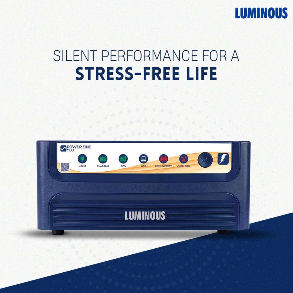 LUMINOUS 900 VA Power Sine with 24 Months Warranty Pure Sine Wave Inverter