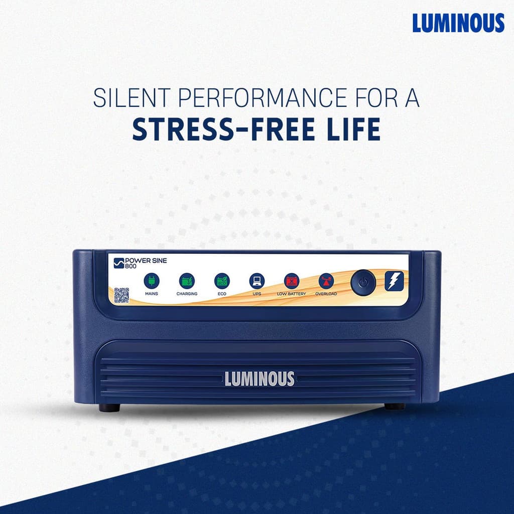 LUMINOUS 700 VA with 2 Year Warranty Pure Sine Wave Inverter