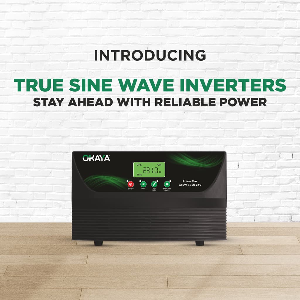 OKAYA 2500 VA with 36 Months Warranty Pure Sine Wave Inverter