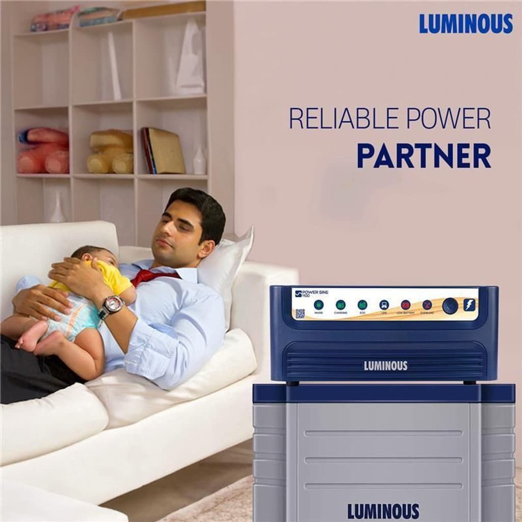 LUMINOUS 900 VA Power Sine with 24 Months Warranty Pure Sine Wave Inverter