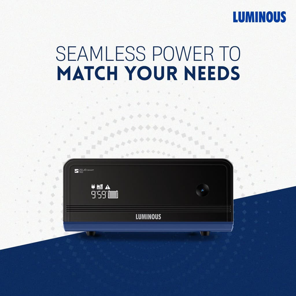 LUMINOUS 900 VA SINE WAVE UPS(E-COMM) with 24 Months Warranty Pure Sine Wave Inverter