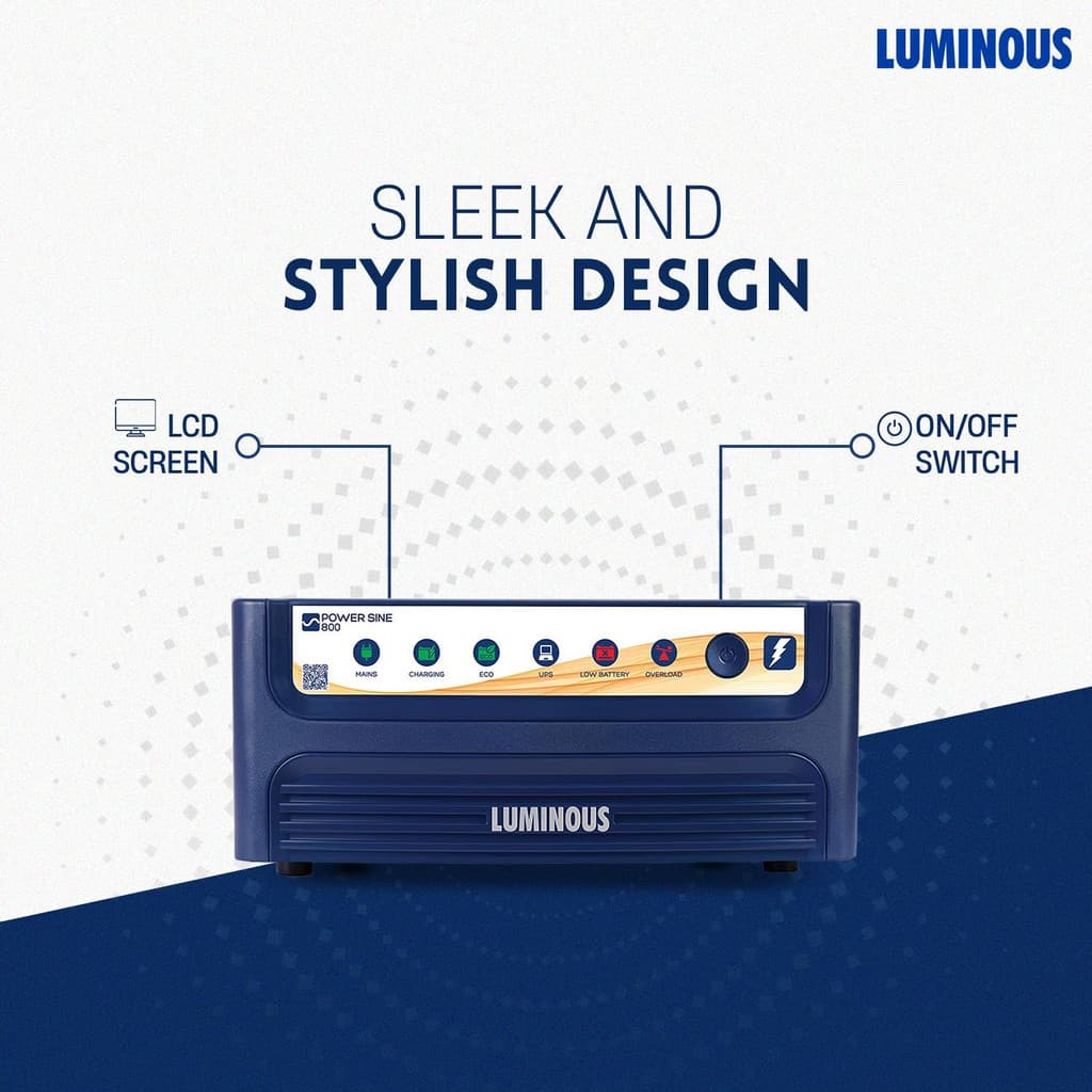 LUMINOUS 700 VA with 2 Year Warranty Pure Sine Wave Inverter