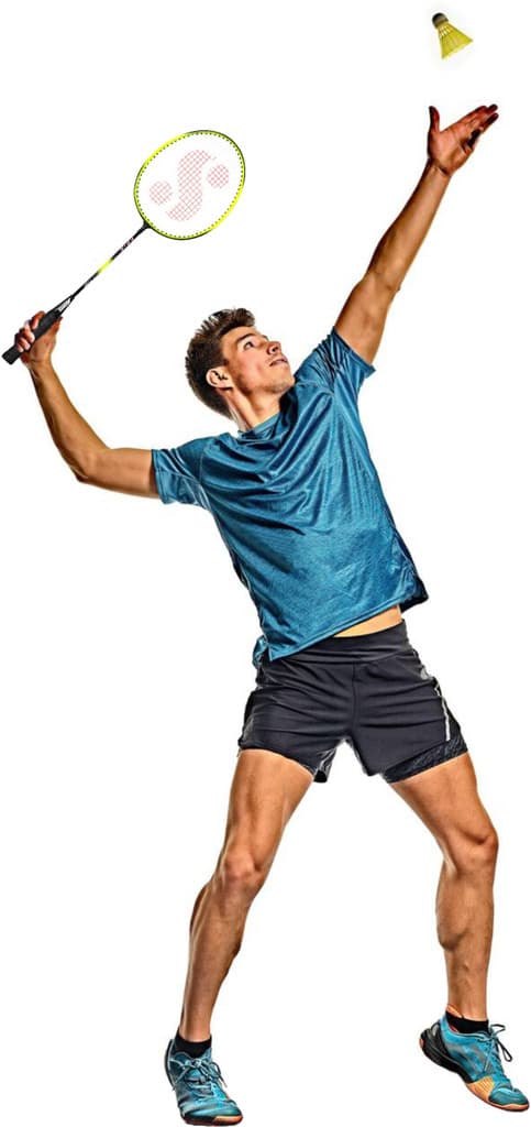 Silver's FIRE Badminton Combo- 2 Rackets with Feather Shuttle Pack of 3 Badminton Kit